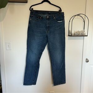 Levi’s 541 Athletic Taper Fit Denim Blue Jeans Mens Size 38 X 34